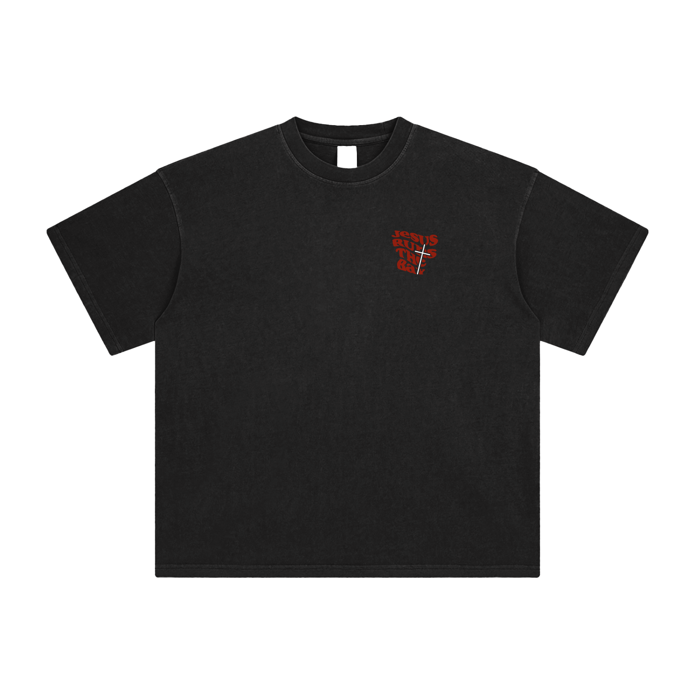 “Jesus Runs The Bay” Washed T-Shirt