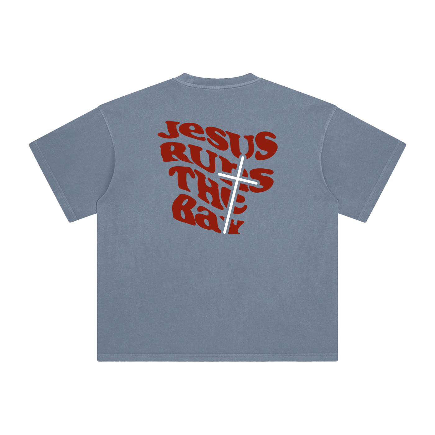 “Jesus Runs The Bay” Washed T-Shirt