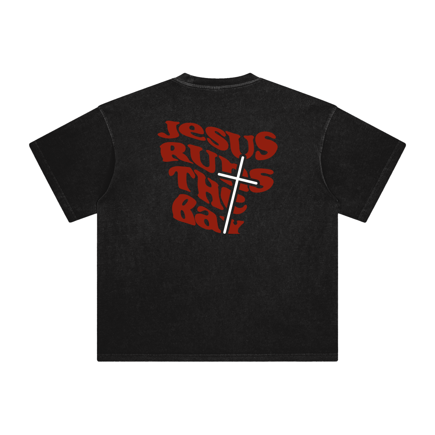 “Jesus Runs The Bay” Washed T-Shirt