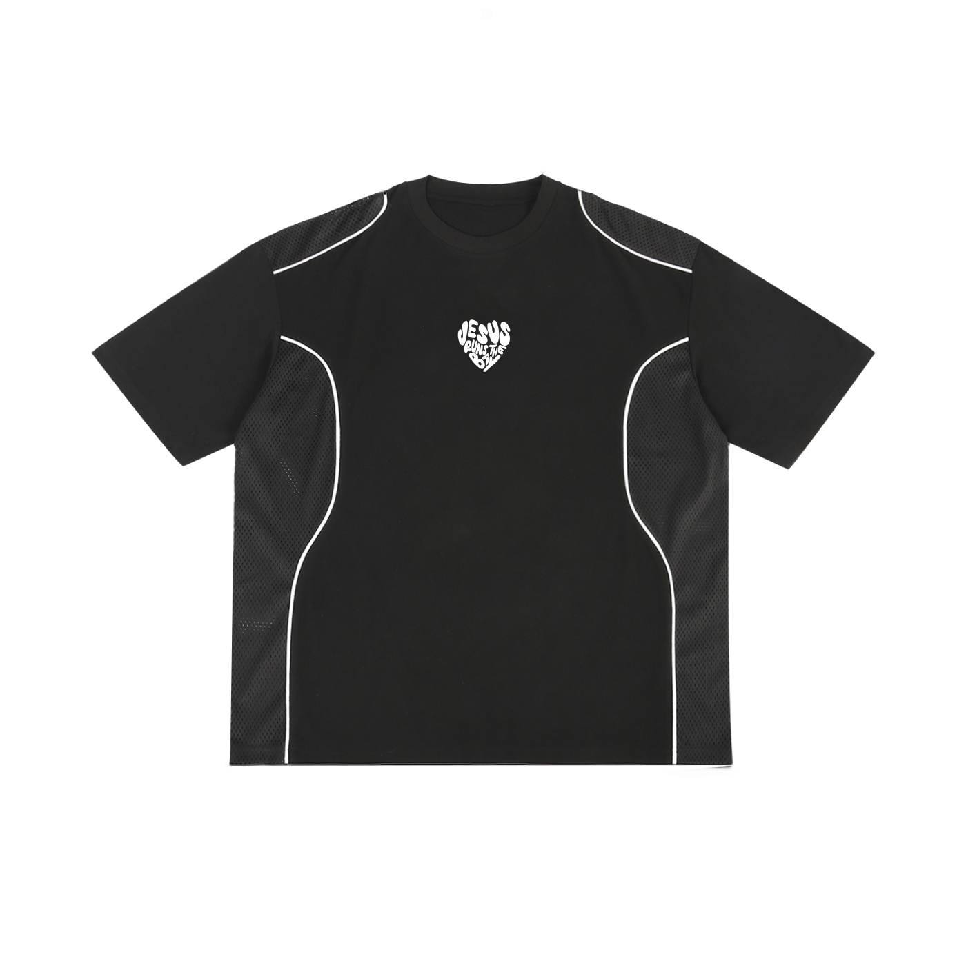 “Jesus Runs The Bay” Panel T-Shirt
