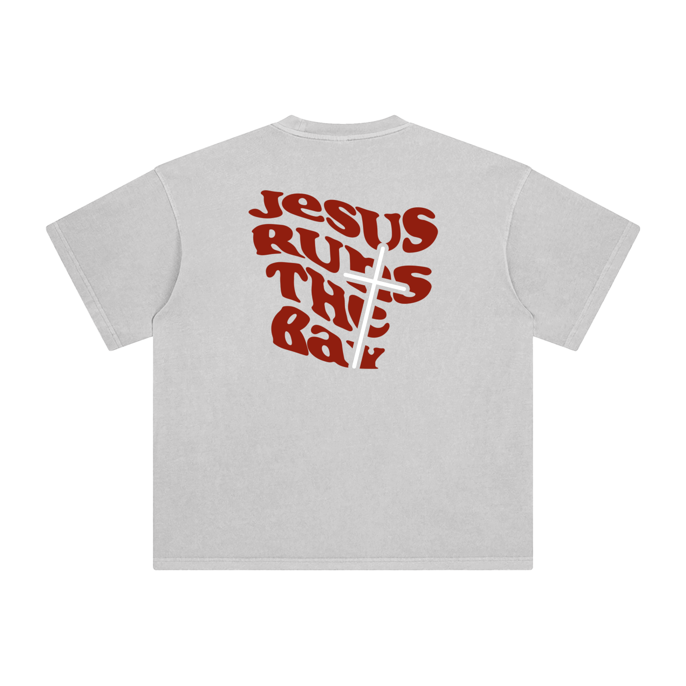 “Jesus Runs The Bay” Washed T-Shirt