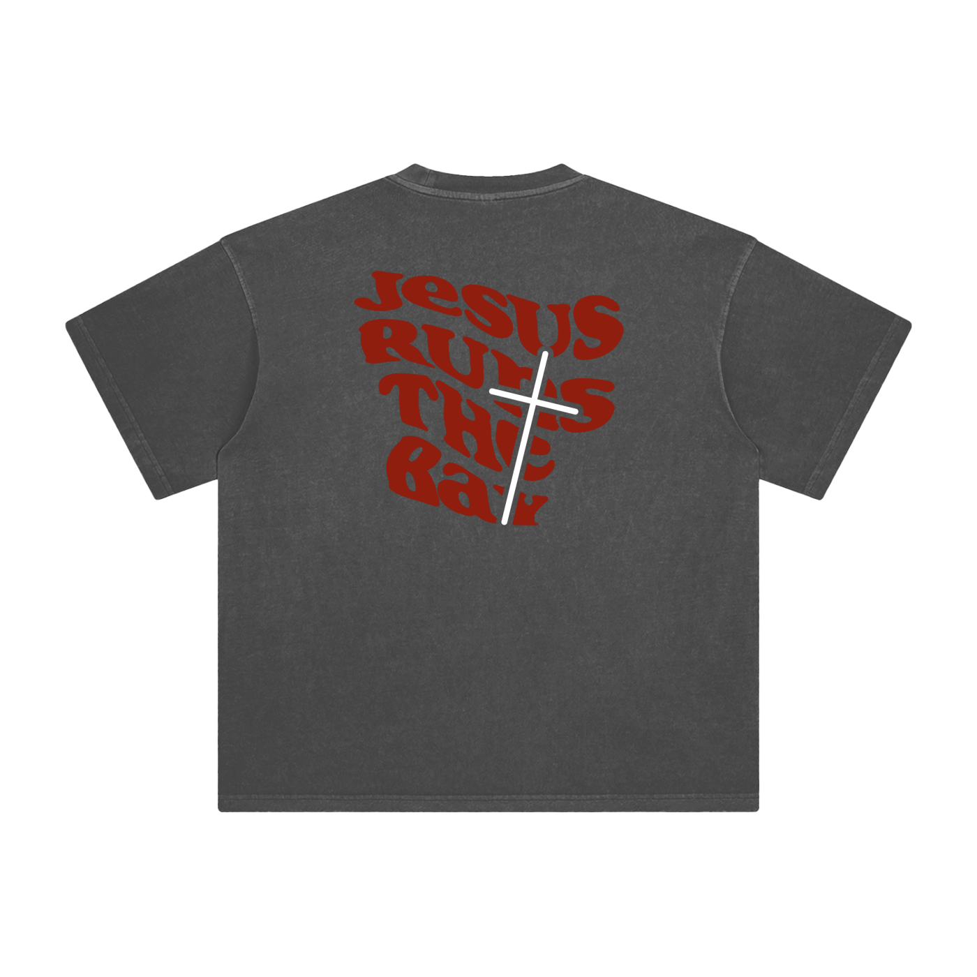 “Jesus Runs The Bay” Washed T-Shirt