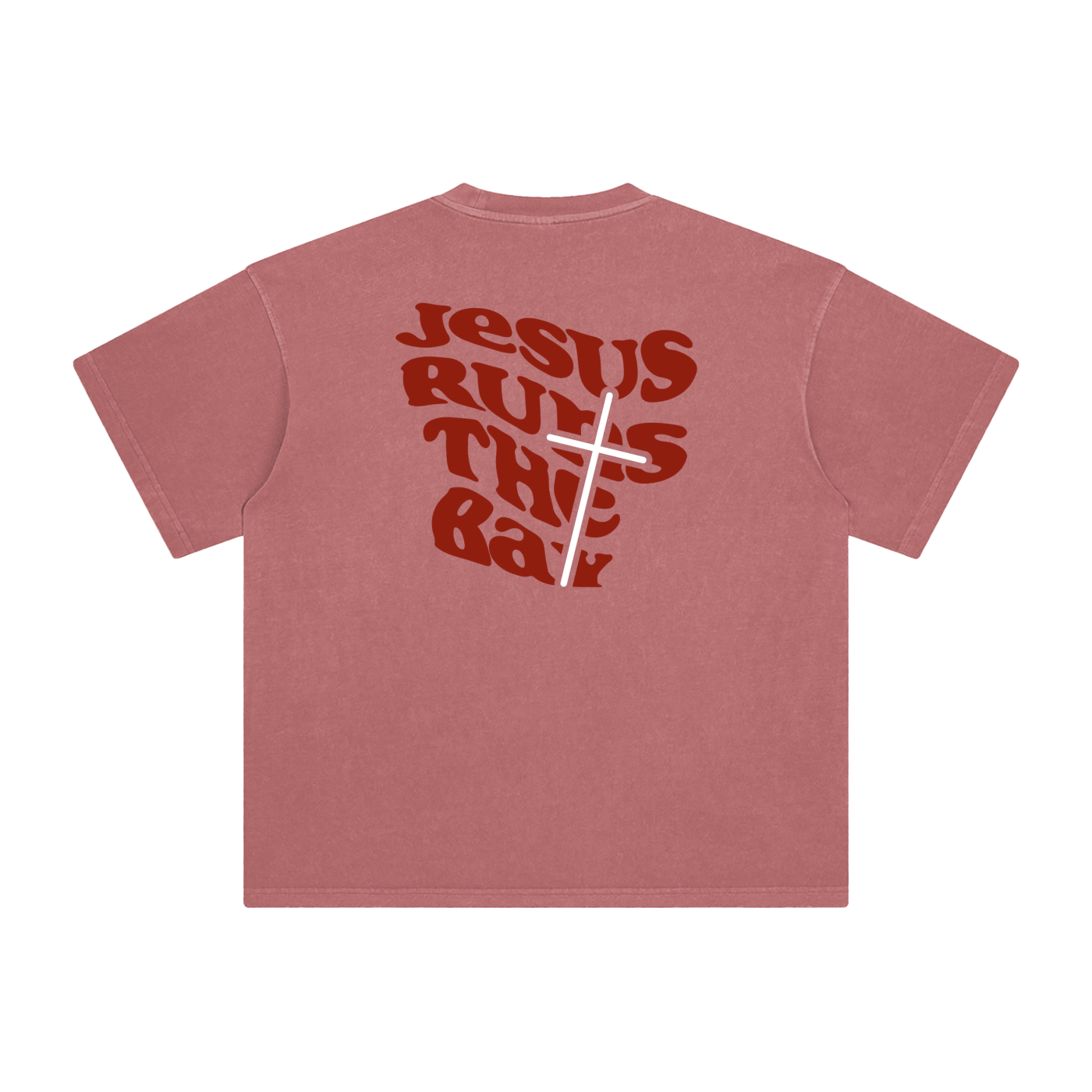 “Jesus Runs The Bay” Washed T-Shirt