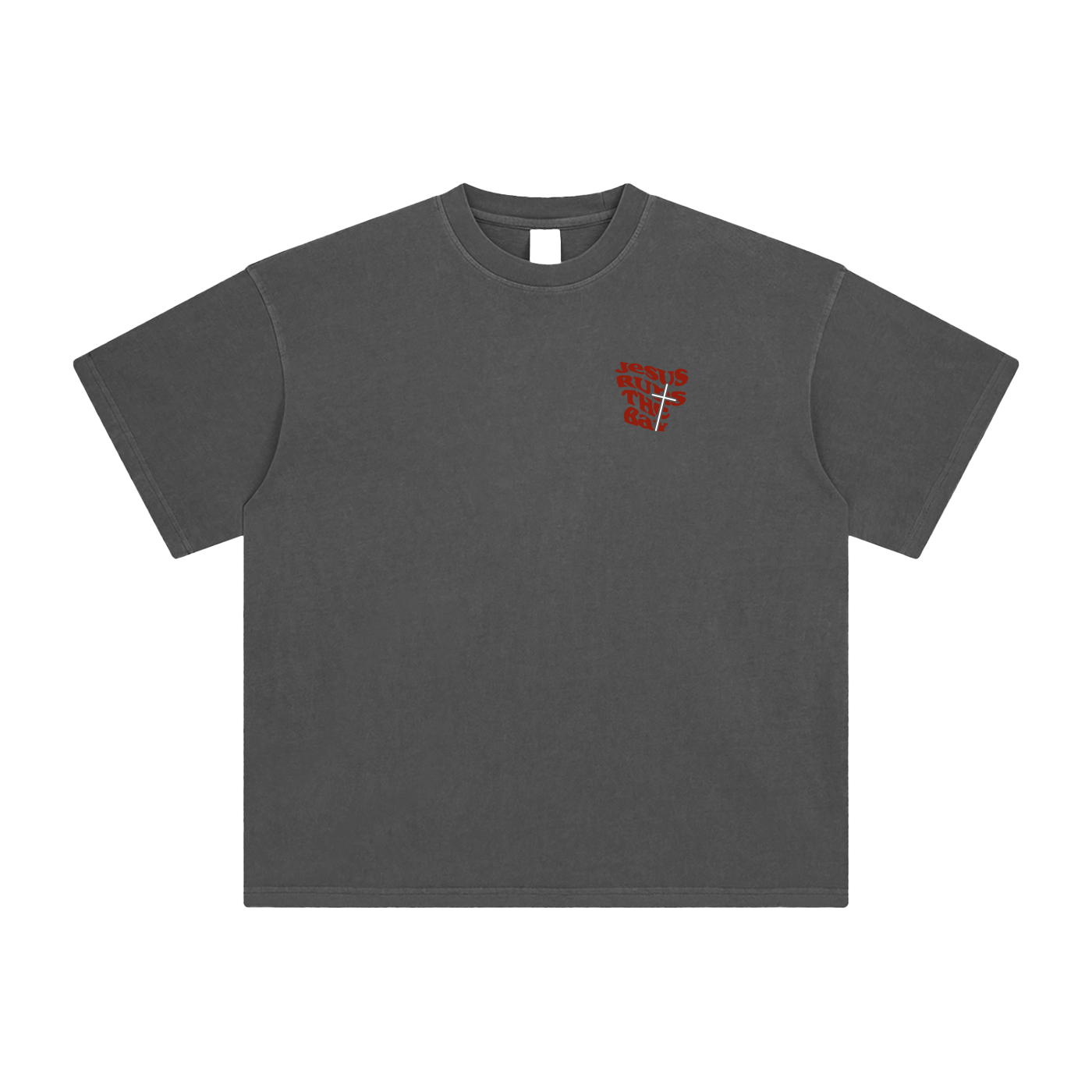 “Jesus Runs The Bay” Washed T-Shirt