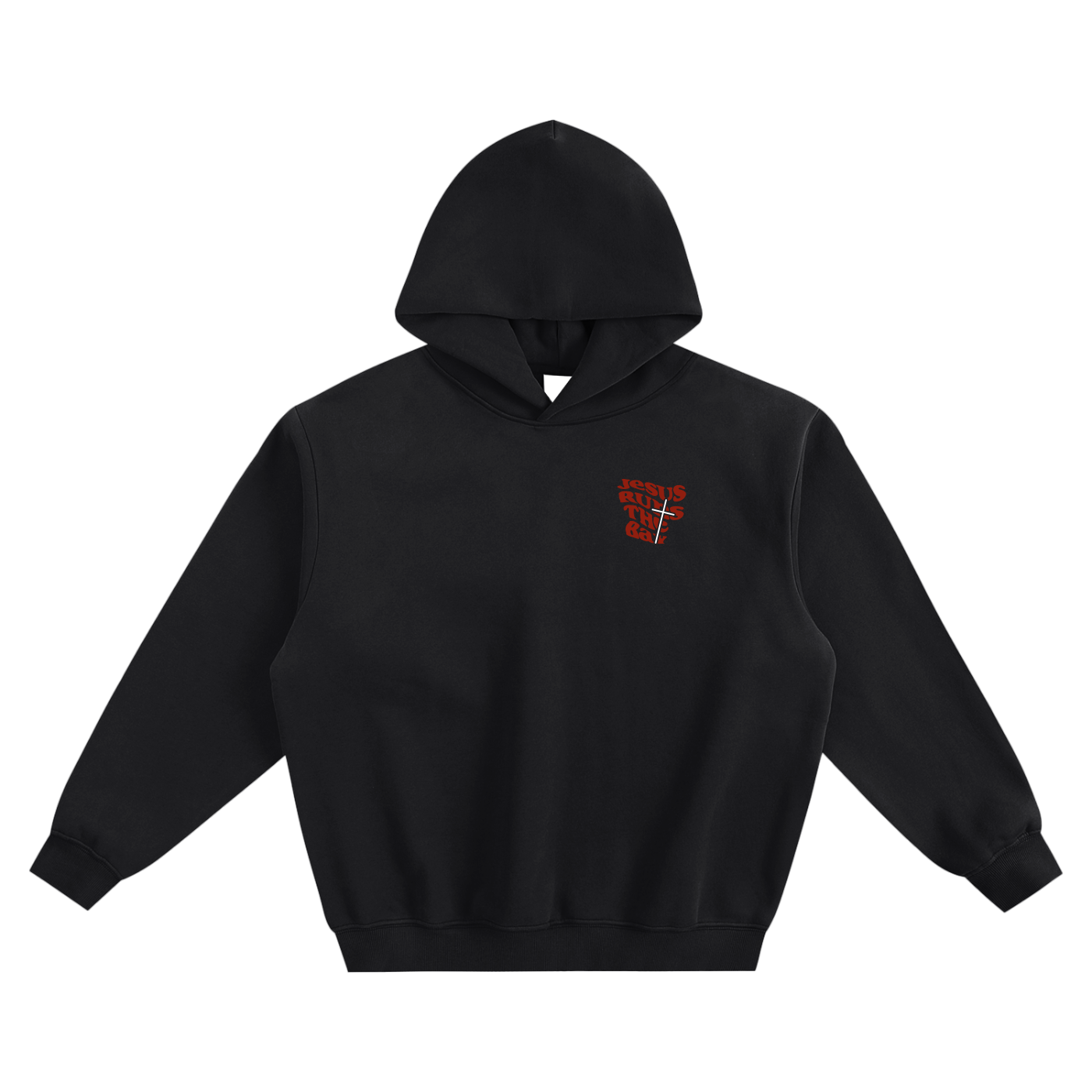 “Jesus Runs The Bay” Fleeced Boxy Hoodie