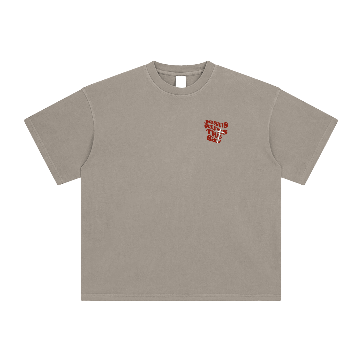 “Jesus Runs The Bay” Washed T-Shirt