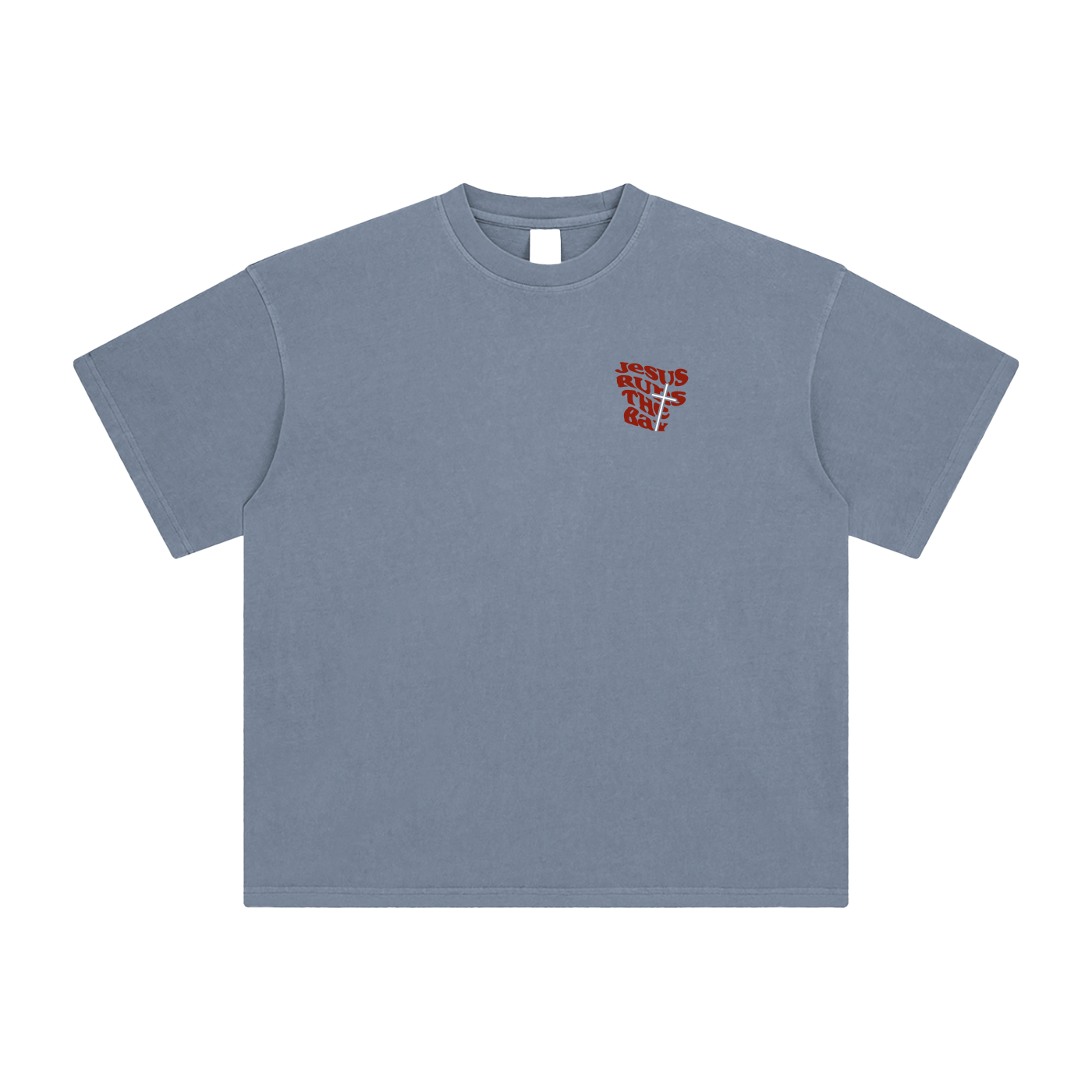 “Jesus Runs The Bay” Washed T-Shirt