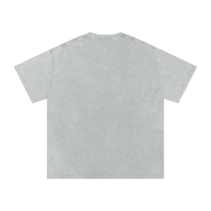 “Jesus Runs The Bay” Washed Oversized Cotton T-Shirt