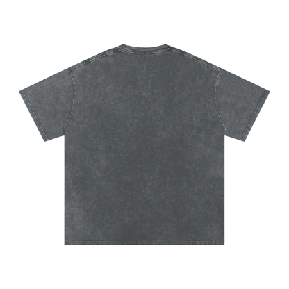 “Jesus Runs The Bay” Washed Oversized Cotton T-Shirt