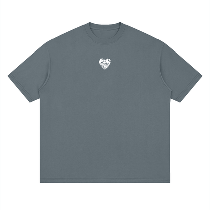 Minimal “Jesus Runs The Bay” Loose Drop Shoulder T-Shirt