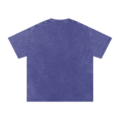 “Jesus Saved My Life” Washed Oversized Cotton T-Shirt
