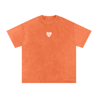 “Jesus Runs The Bay” Washed Oversized Cotton T-Shirt