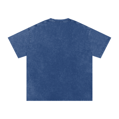 “Jesus Runs The Bay” Washed Oversized Cotton T-Shirt