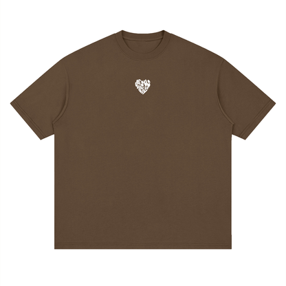 Minimal “Jesus Runs The Bay” Loose Drop Shoulder T-Shirt