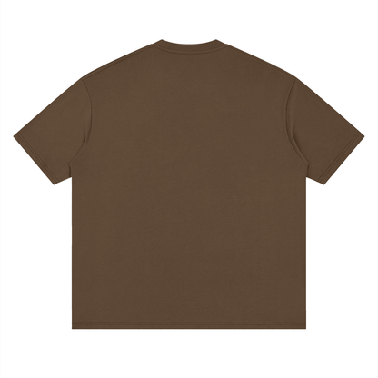 Minimal “Jesus Runs The Bay” Loose Drop Shoulder T-Shirt
