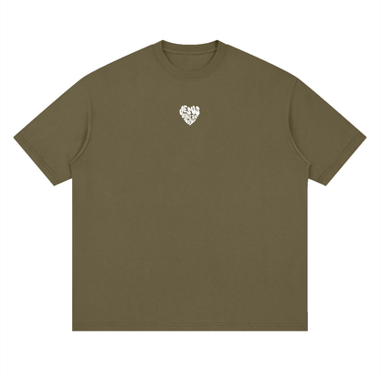 Minimal “Jesus Runs The Bay” Loose Drop Shoulder T-Shirt