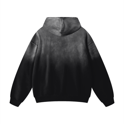 “Jesus Saved My Life” Heavyweight Sunfade Oversized Hoodie