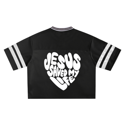 “Jesus Saved My Life” Boxy Jersey