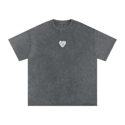 “Jesus Runs The Bay” Washed Oversized Cotton T-Shirt