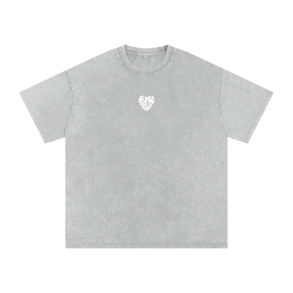 “Jesus Runs The Bay” Washed Oversized Cotton T-Shirt