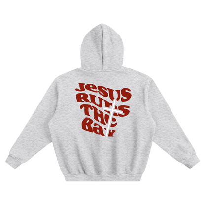 “Jesus Runs The Bay” Fleeced Boxy Hoodie