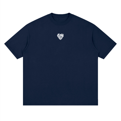 Minimal “Jesus Runs The Bay” Loose Drop Shoulder T-Shirt