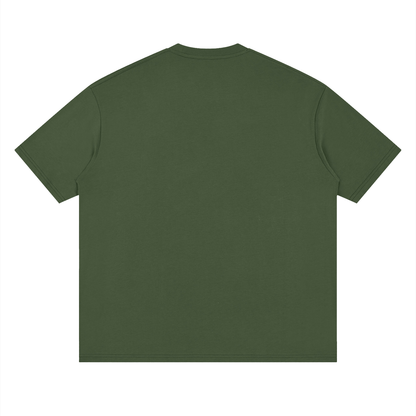 Minimal “Jesus Runs The Bay” Loose Drop Shoulder T-Shirt
