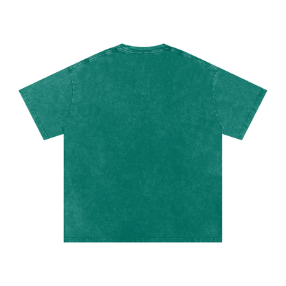 “Jesus Runs The Bay” Washed Oversized Cotton T-Shirt