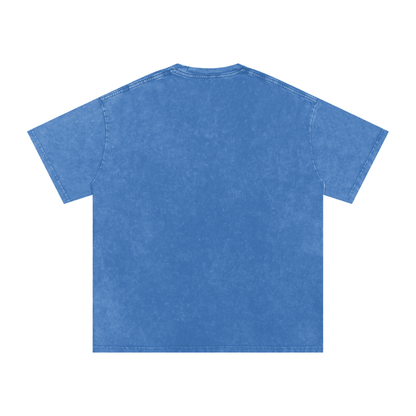 “Jesus Saved My Life” Washed Oversized Cotton T-Shirt