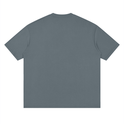 Minimal “Jesus Runs The Bay” Loose Drop Shoulder T-Shirt