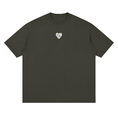 Minimal “Jesus Runs The Bay” Loose Drop Shoulder T-Shirt