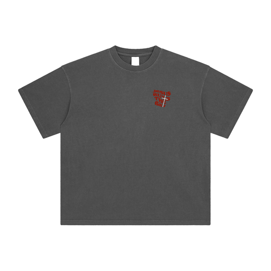 “Jesus Runs The Bay” Washed T-Shirt