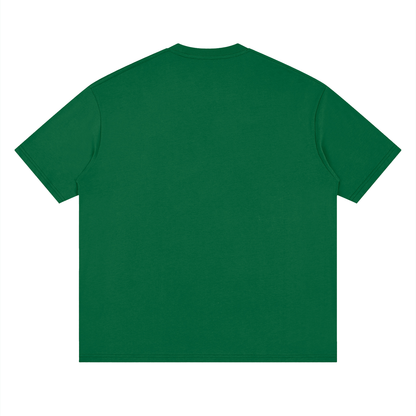Minimal “Jesus Runs The Bay” Loose Drop Shoulder T-Shirt