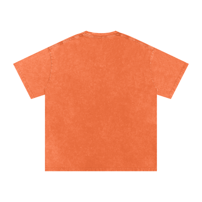 “Jesus Saved My Life” Washed Oversized Cotton T-Shirt