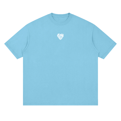 Minimal “Jesus Runs The Bay” Loose Drop Shoulder T-Shirt