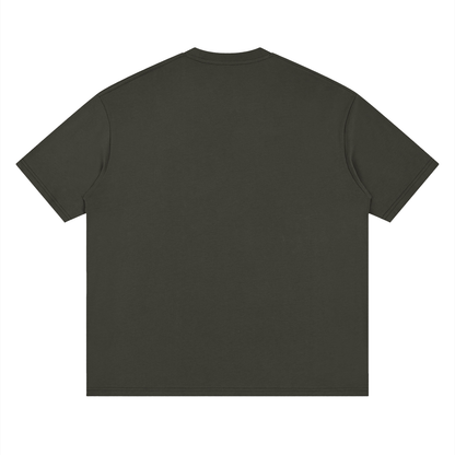 Minimal “Jesus Runs The Bay” Loose Drop Shoulder T-Shirt