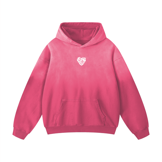 “Jesus Runs The Bay” Heavyweight Sunfade Oversized Hoodie