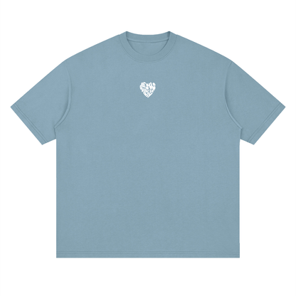 Minimal “Jesus Runs The Bay” Loose Drop Shoulder T-Shirt