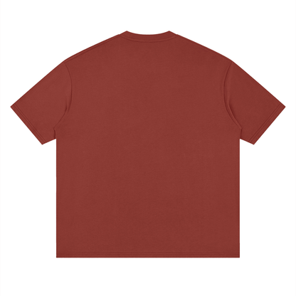 Minimal “Jesus Runs The Bay” Loose Drop Shoulder T-Shirt