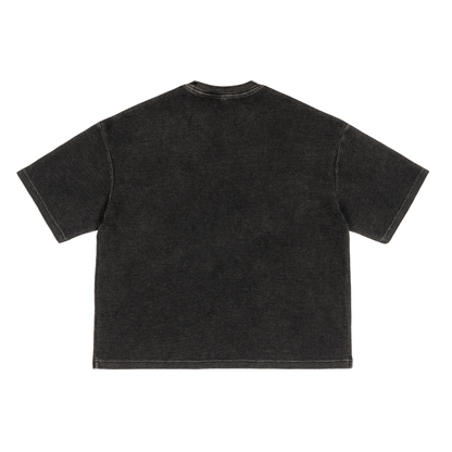 “Jesus Runs The Bay” Waffle Washed Boxy T-Shirt