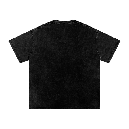 “Jesus Saved My Life” Washed Oversized Cotton T-Shirt